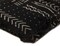 The Bead Chest Ebony Black Bogolan Mali Mud Cloth - Handmade African Textile from West Africa - 40x64 Inches - Ideal for Home Decor, Boho Throw Blanket, Upholstery, or Crafts